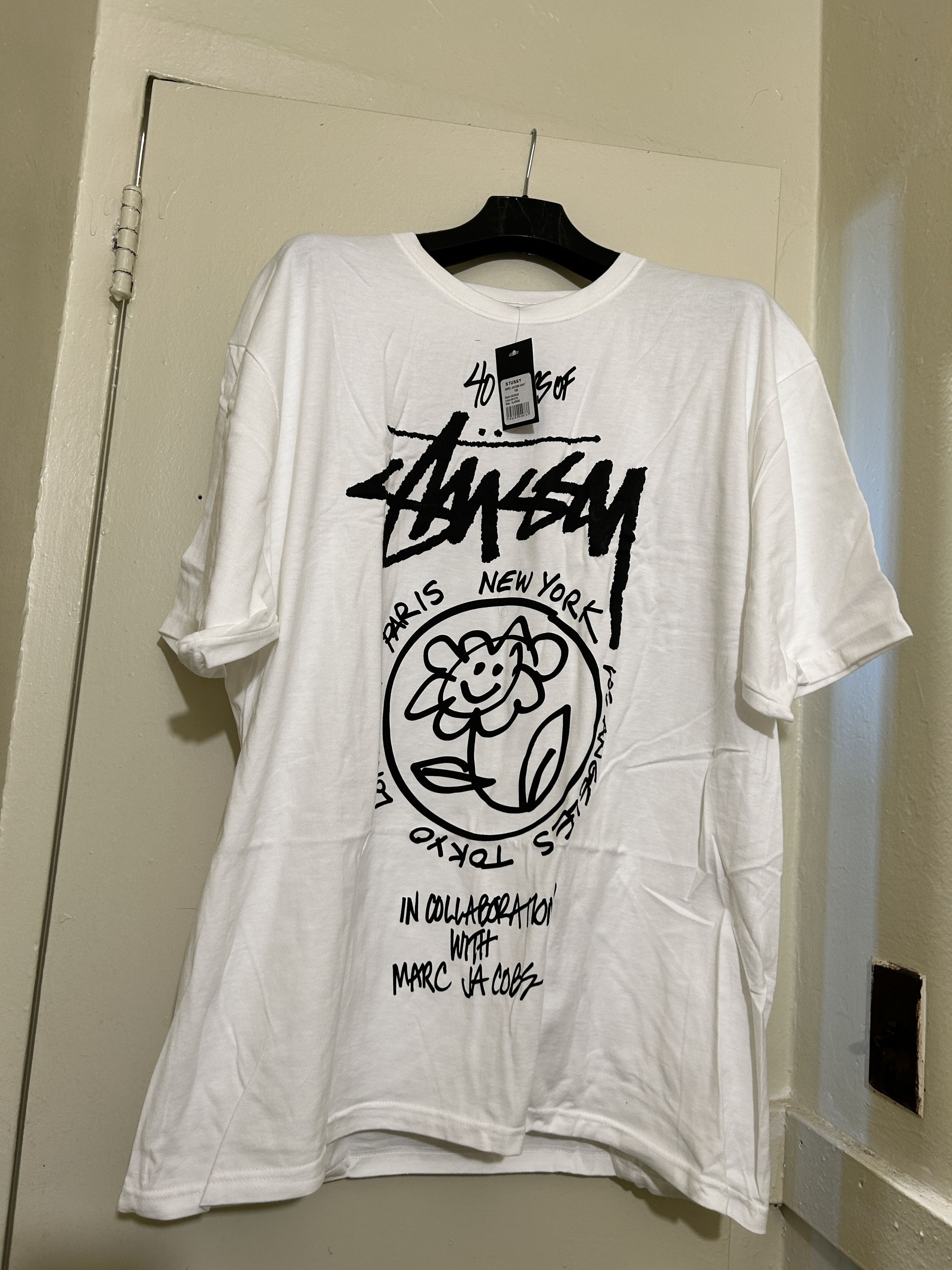 Stussy Stussy x IDEA I-D 40th Anniversary Stussy Tee White | Grailed