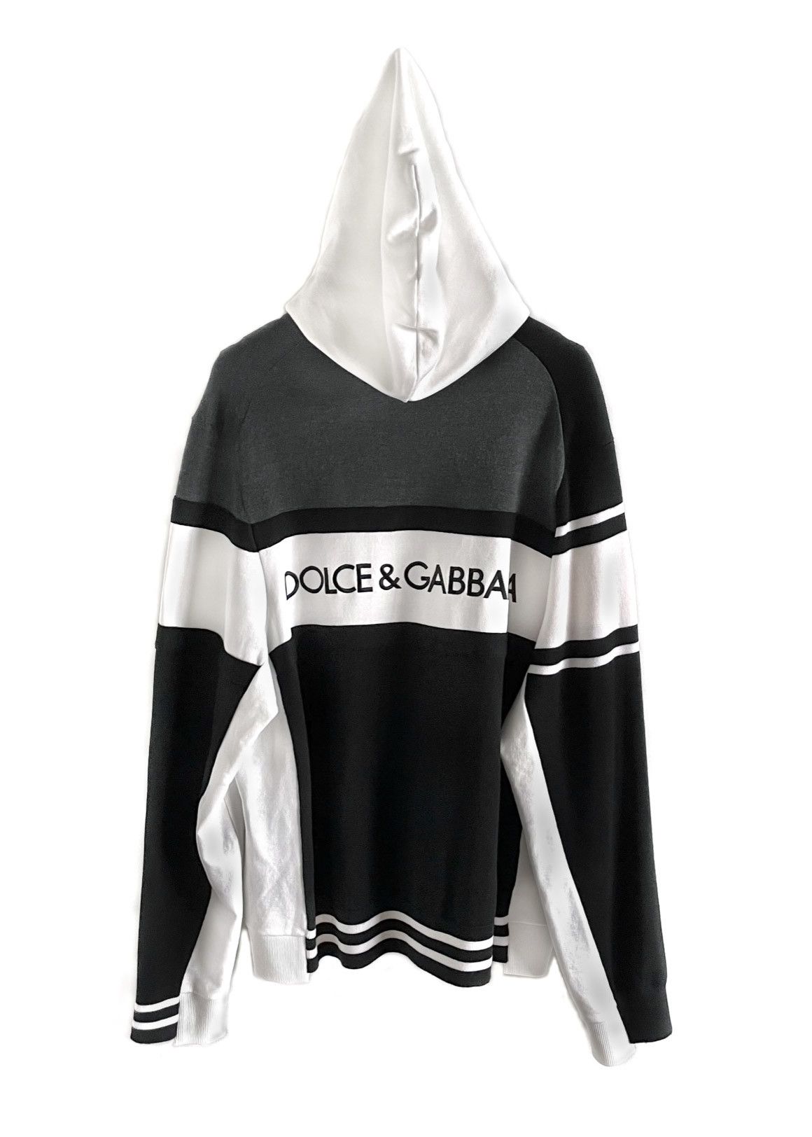Dolce & Gabbana Dolce & Gabbana Black Double Construction Hooded Sweater Size US S / EU 44-46 / 1 - 3 Thumbnail