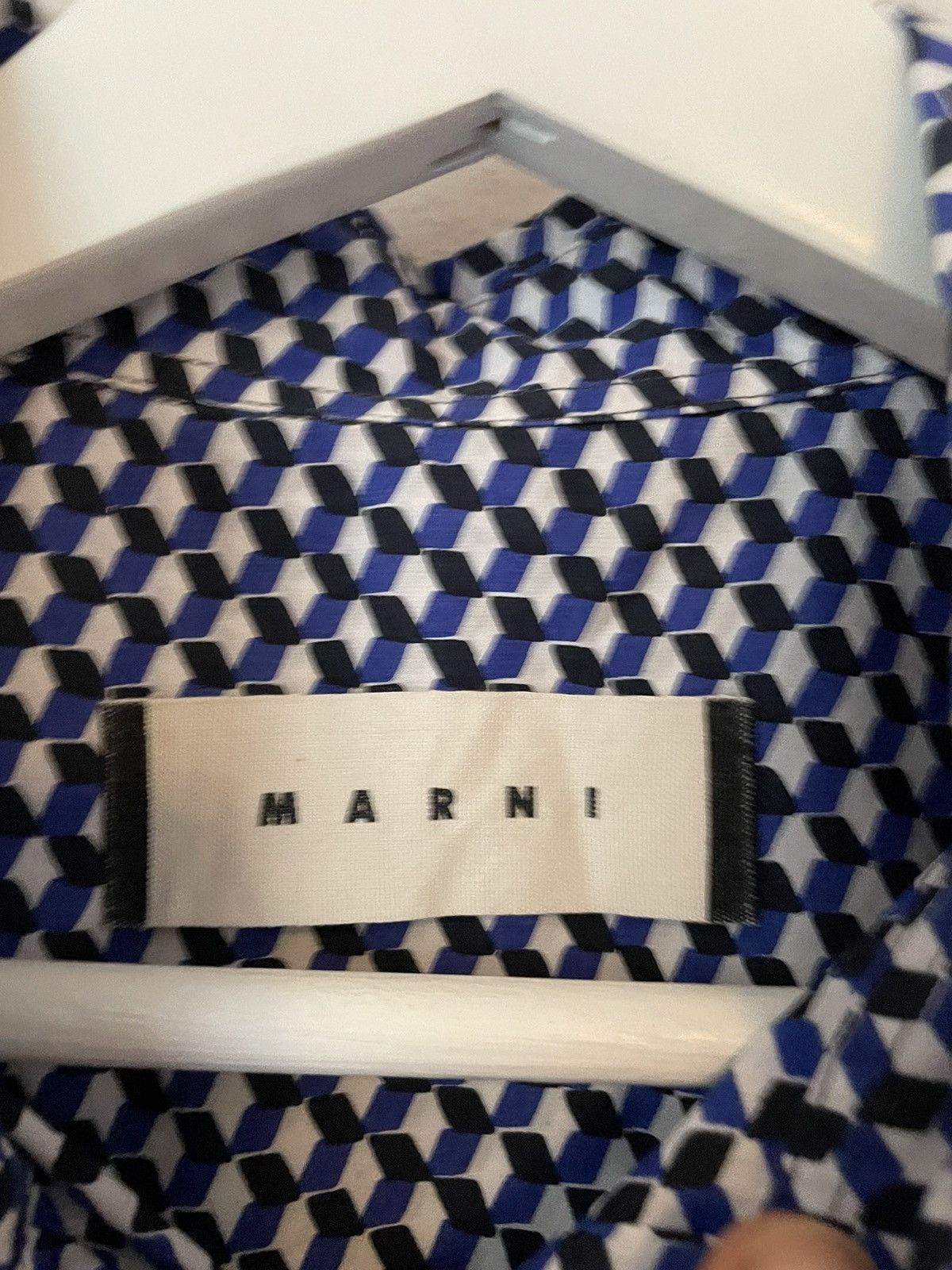 Marni Abstract Print Bowling Shirt Size US M / EU 48-50 / 2 - 2 Thumbnail