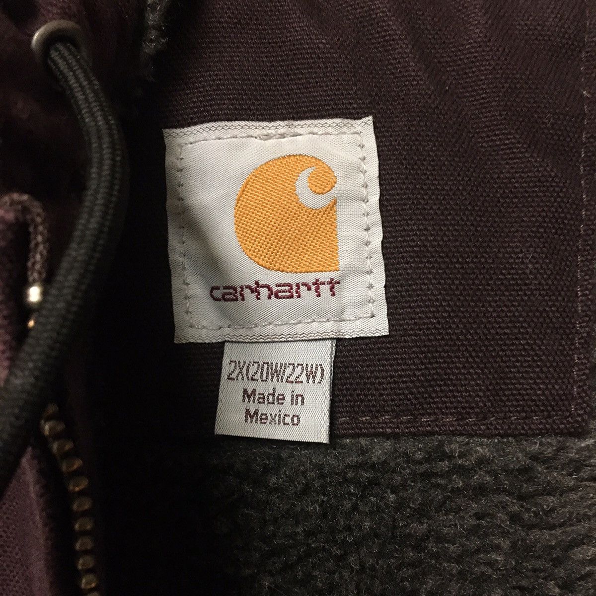 Carhartt Carhartt Jacket Size 2XL Purple lined Sierra Sherpa hooded Size US XXL / EU 58 / 5 - 7 Thumbnail