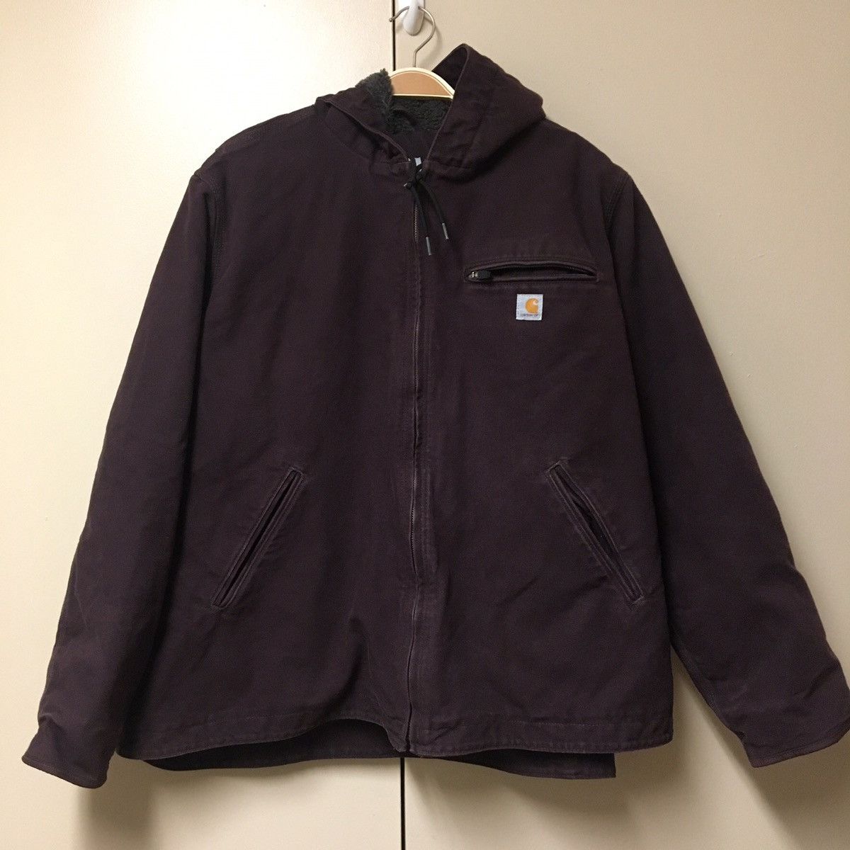 Carhartt Carhartt Jacket Size 2XL Purple lined Sierra Sherpa hooded Size US XXL / EU 58 / 5 - 1 Thumbnail