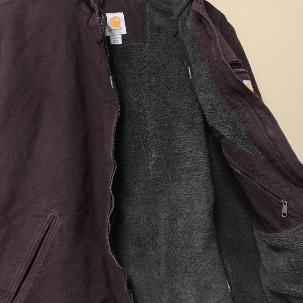 Carhartt Carhartt Jacket Size 2XL Purple lined Sierra Sherpa hooded Size US XXL / EU 58 / 5 - 6 Thumbnail