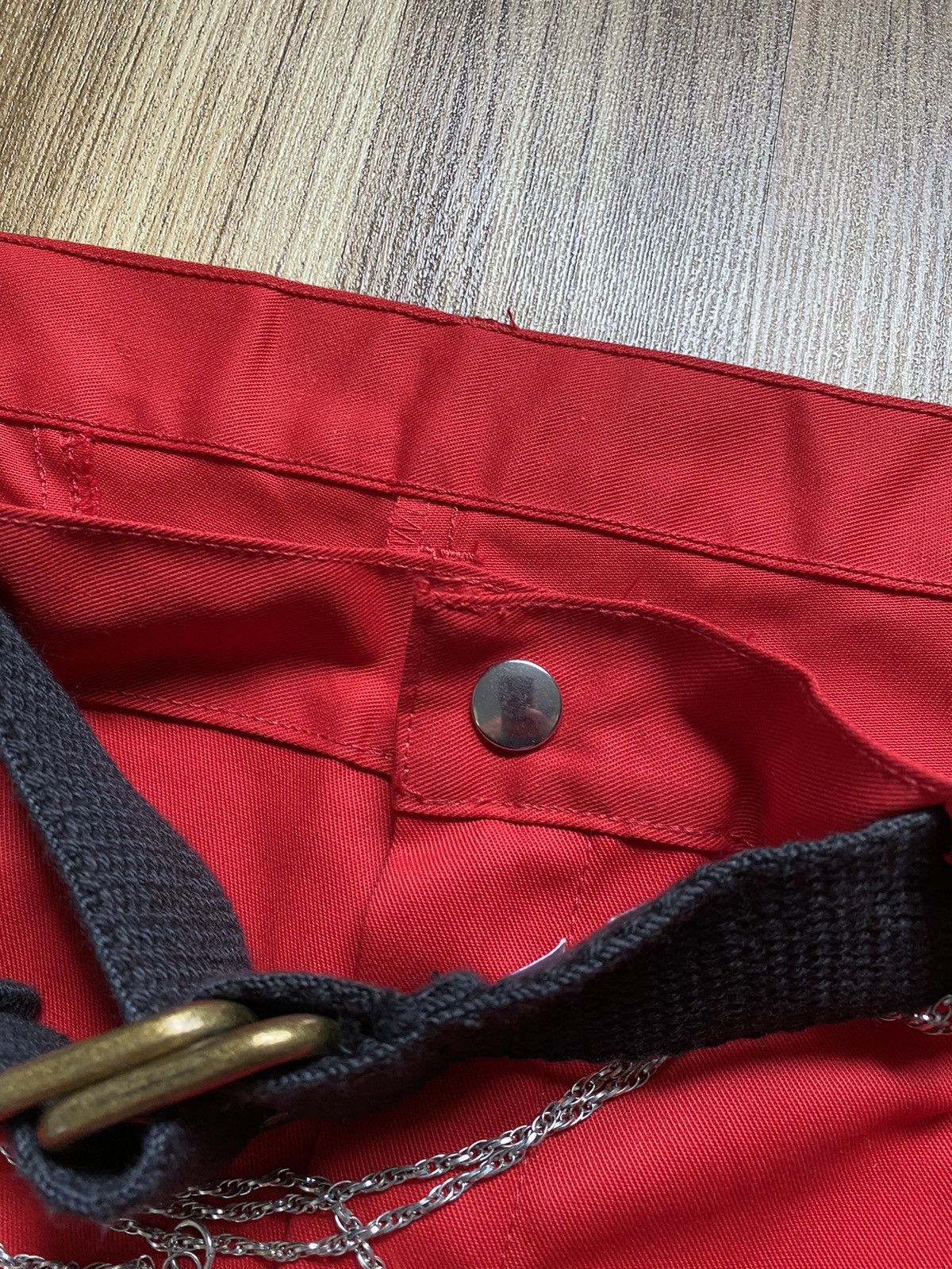 Other Japanese Brand Bondage Pants Red BDSM Criminal Damage Size US 34 / EU 50 - 4 Thumbnail