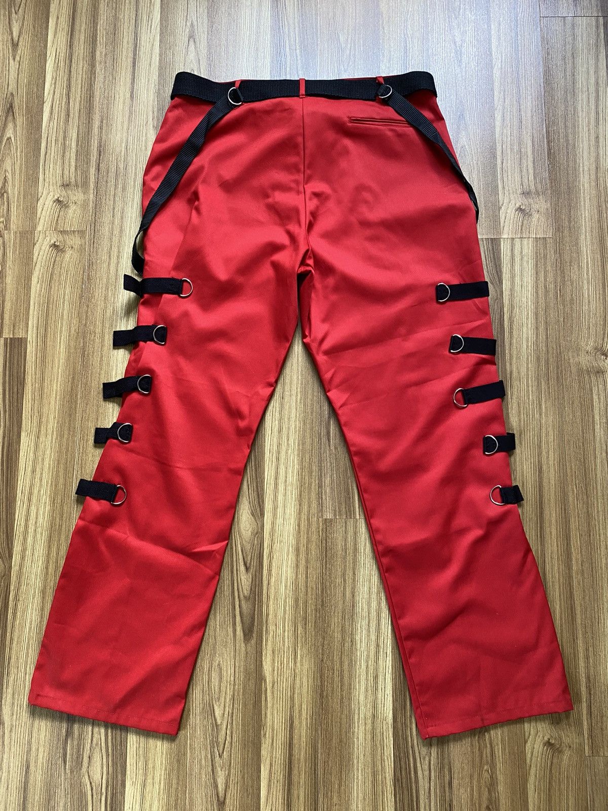 Other Japanese Brand Bondage Pants Red BDSM Criminal Damage Size US 34 / EU 50 - 8 Thumbnail