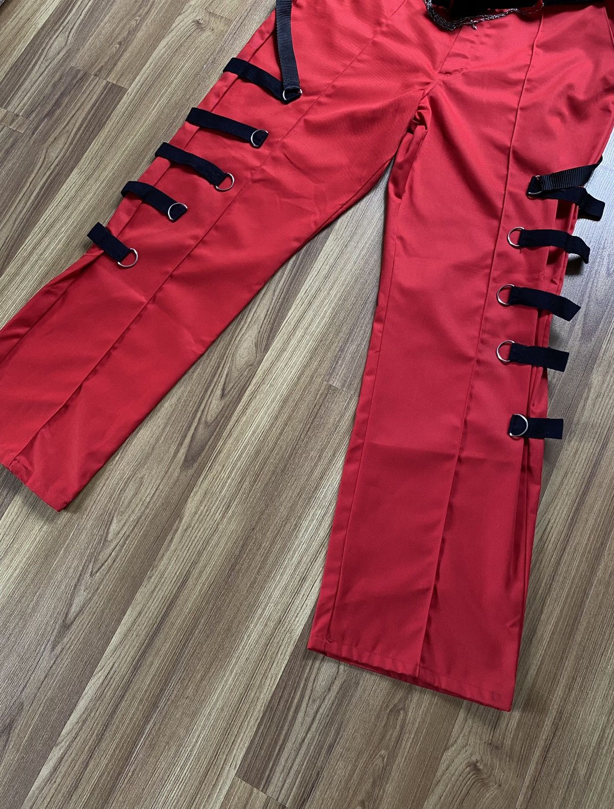 Other Japanese Brand Bondage Pants Red BDSM Criminal Damage Size US 34 / EU 50 - 5 Thumbnail