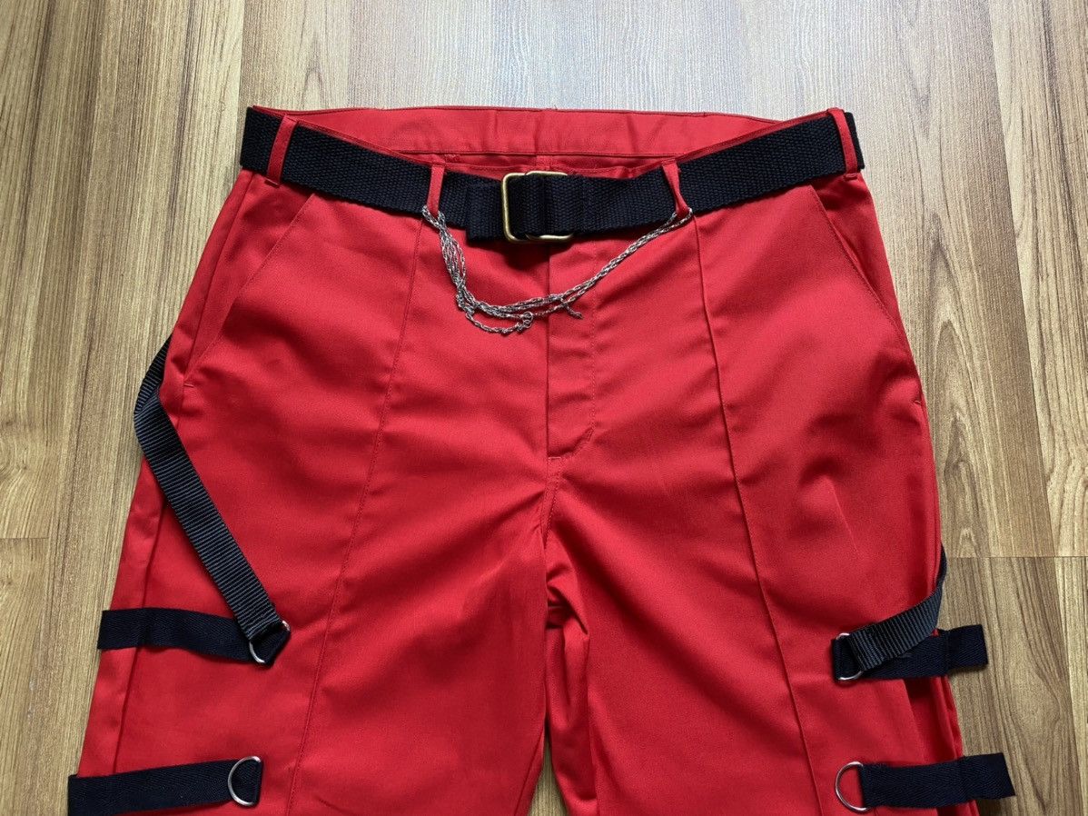 Other Japanese Brand Bondage Pants Red BDSM Criminal Damage Size US 34 / EU 50 - 2 Thumbnail
