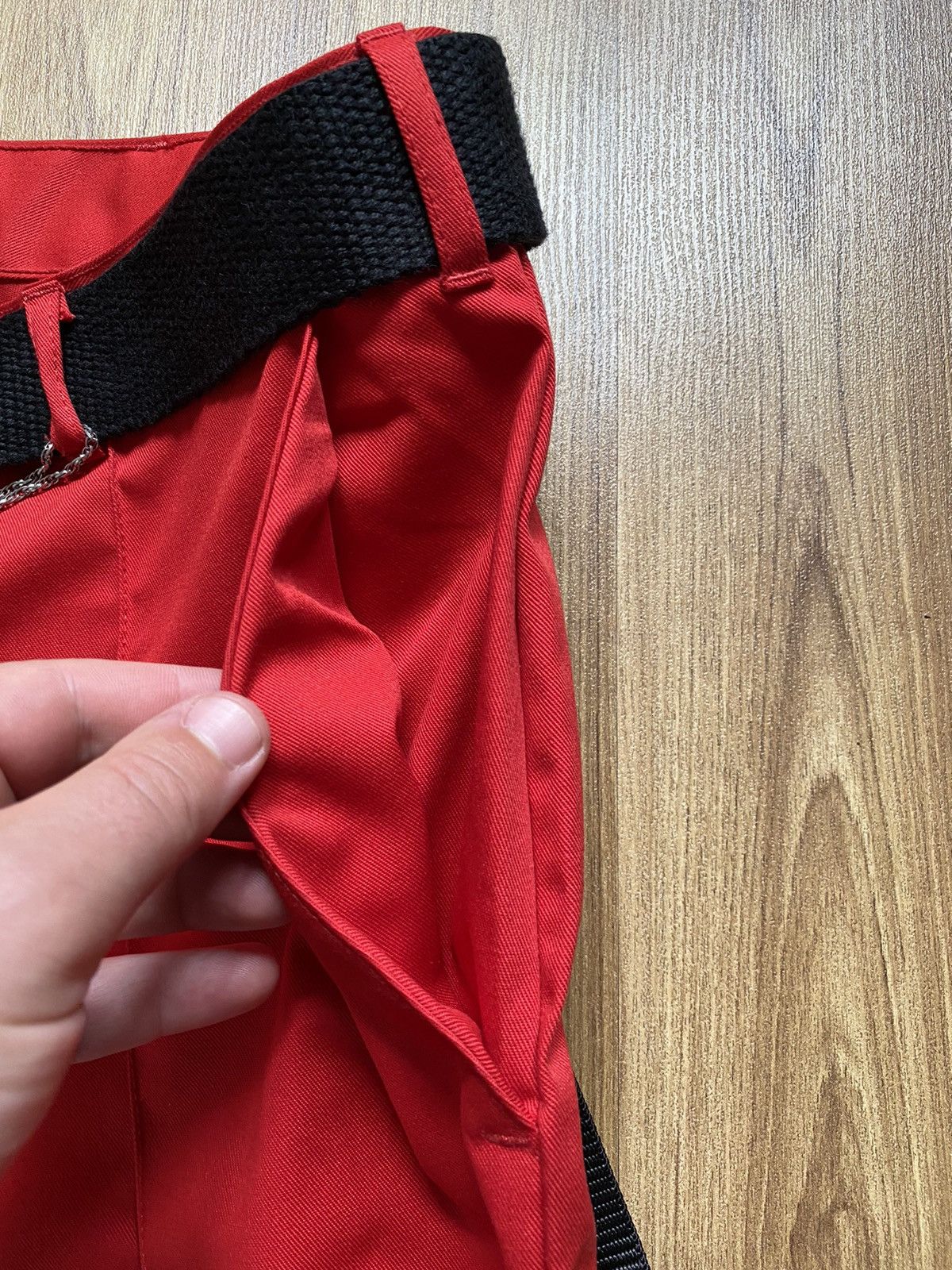 Other Japanese Brand Bondage Pants Red BDSM Criminal Damage Size US 34 / EU 50 - 3 Thumbnail