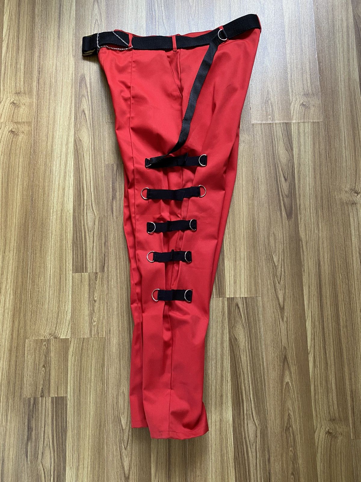 Other Japanese Brand Bondage Pants Red BDSM Criminal Damage Size US 34 / EU 50 - 11 Thumbnail