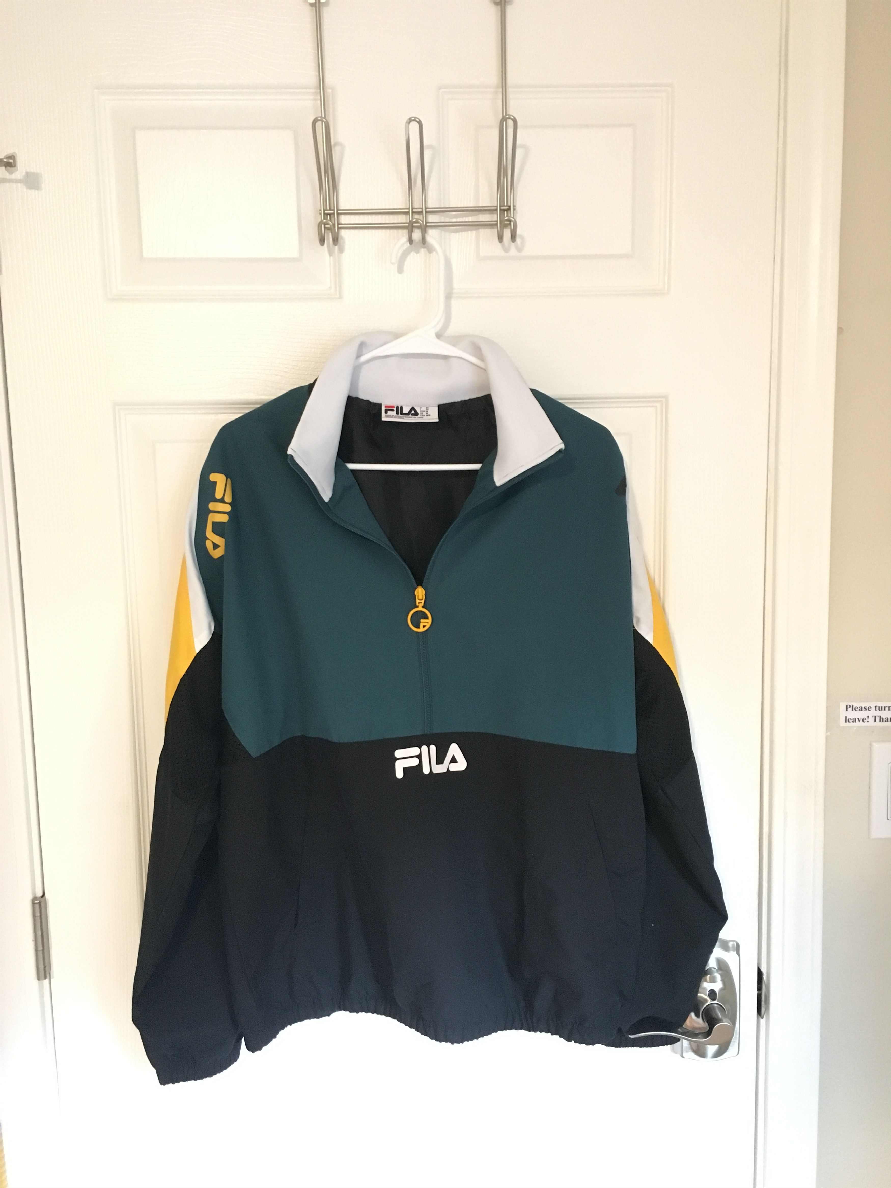 Fila Color Block Anorak Wind Jacket Size US M / EU 48-50 / 2 - 2 Thumbnail