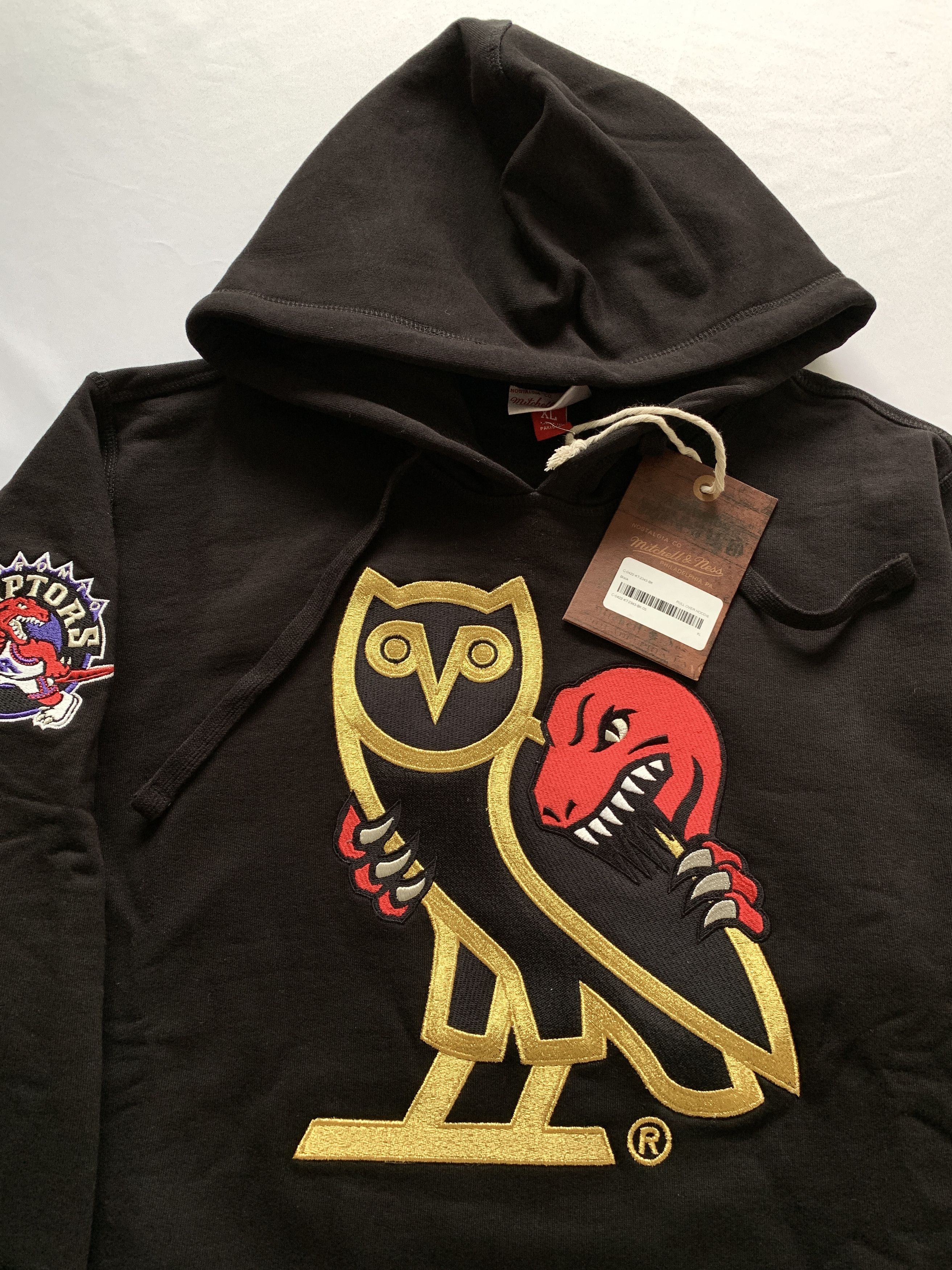 Mitchell & Ness OVO x Mitchell & Ness x NBA x RAPTORS OG OWL HOODIE Size US XXL / EU 58 / 5 - 4 Thumbnail