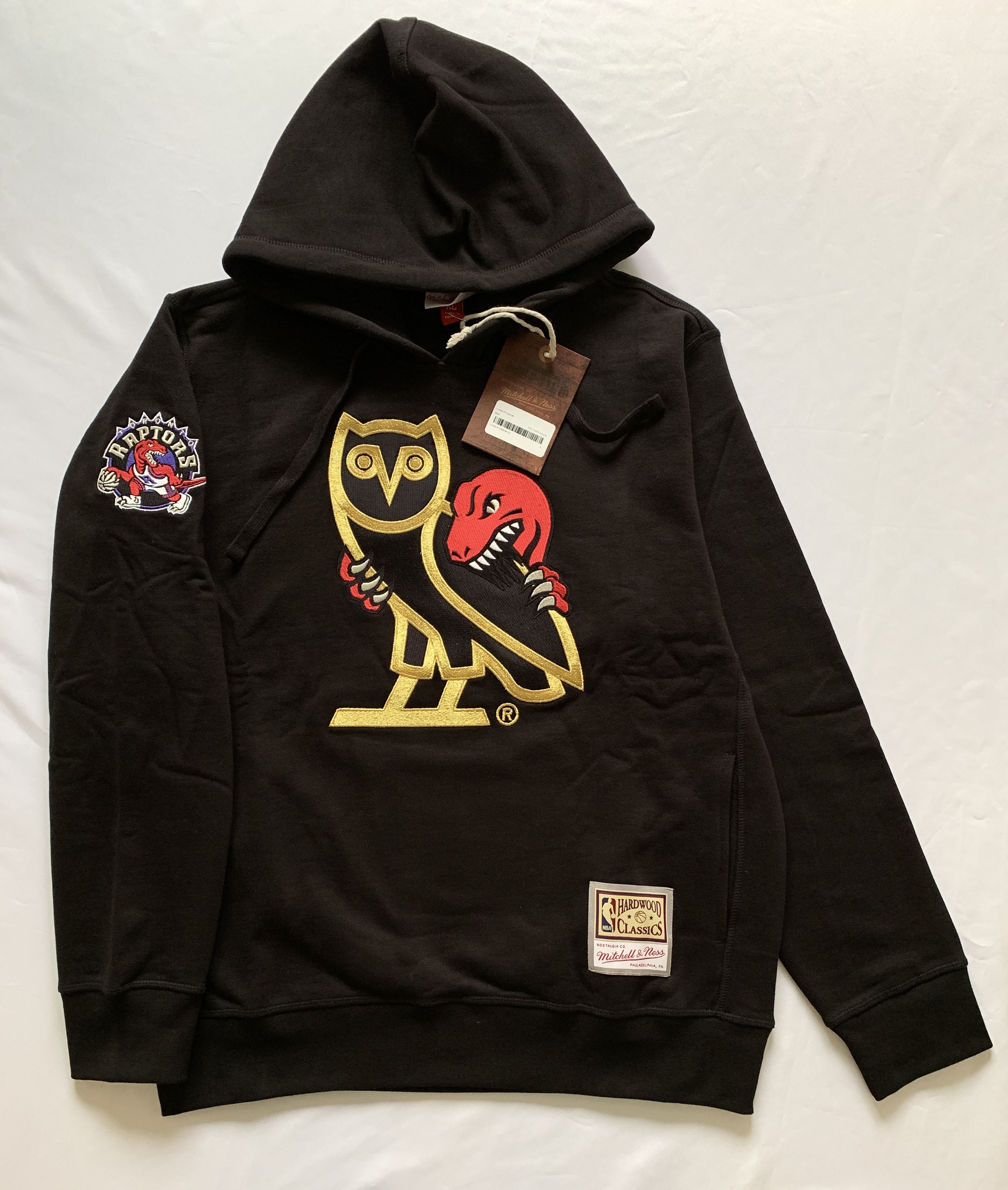 Mitchell & Ness OVO x Mitchell & Ness x NBA x RAPTORS OG OWL HOODIE Size US XXL / EU 58 / 5 - 1 Thumbnail