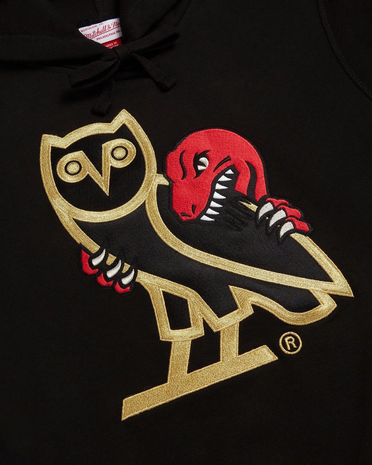 Mitchell & Ness OVO x Mitchell & Ness x NBA x RAPTORS OG OWL HOODIE Size US XXL / EU 58 / 5 - 12 Thumbnail