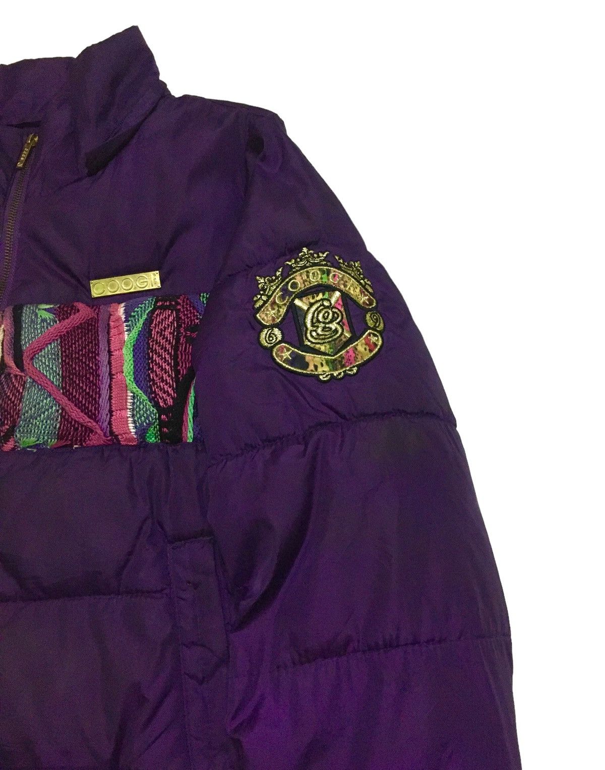 Coogi Rare Design Vintage Brand Coogi Puffer Jacket 2000s Size US L / EU 52-54 / 3 - 3 Thumbnail