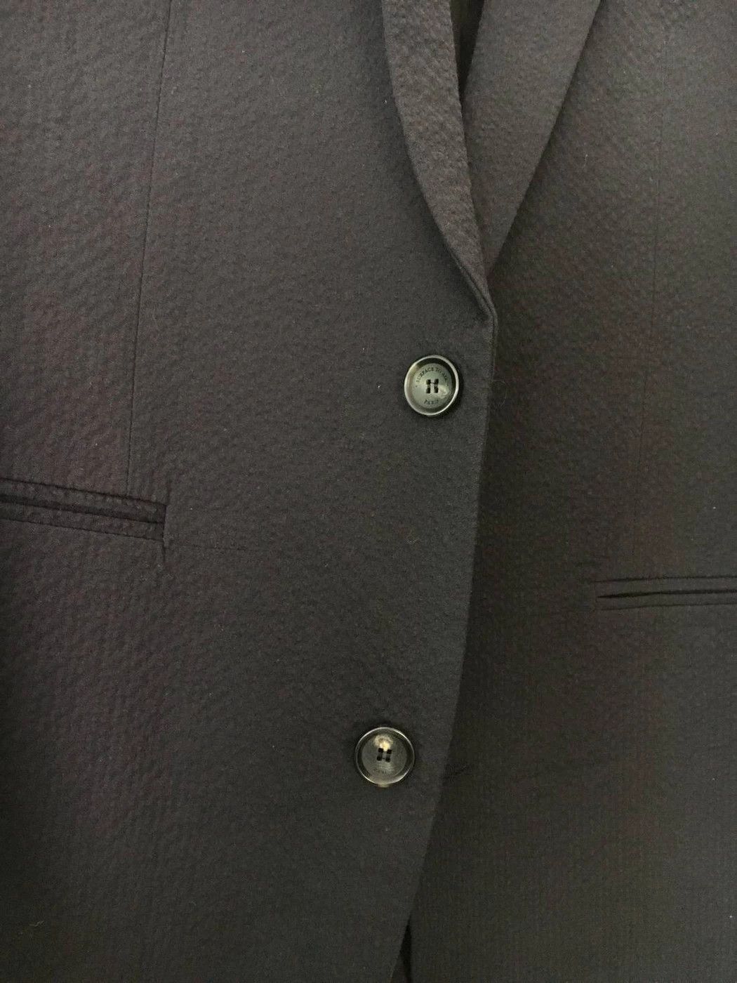 Surface 2 Air Navy Textured Notch-Lapel Blazer Size 36R - 3 Thumbnail