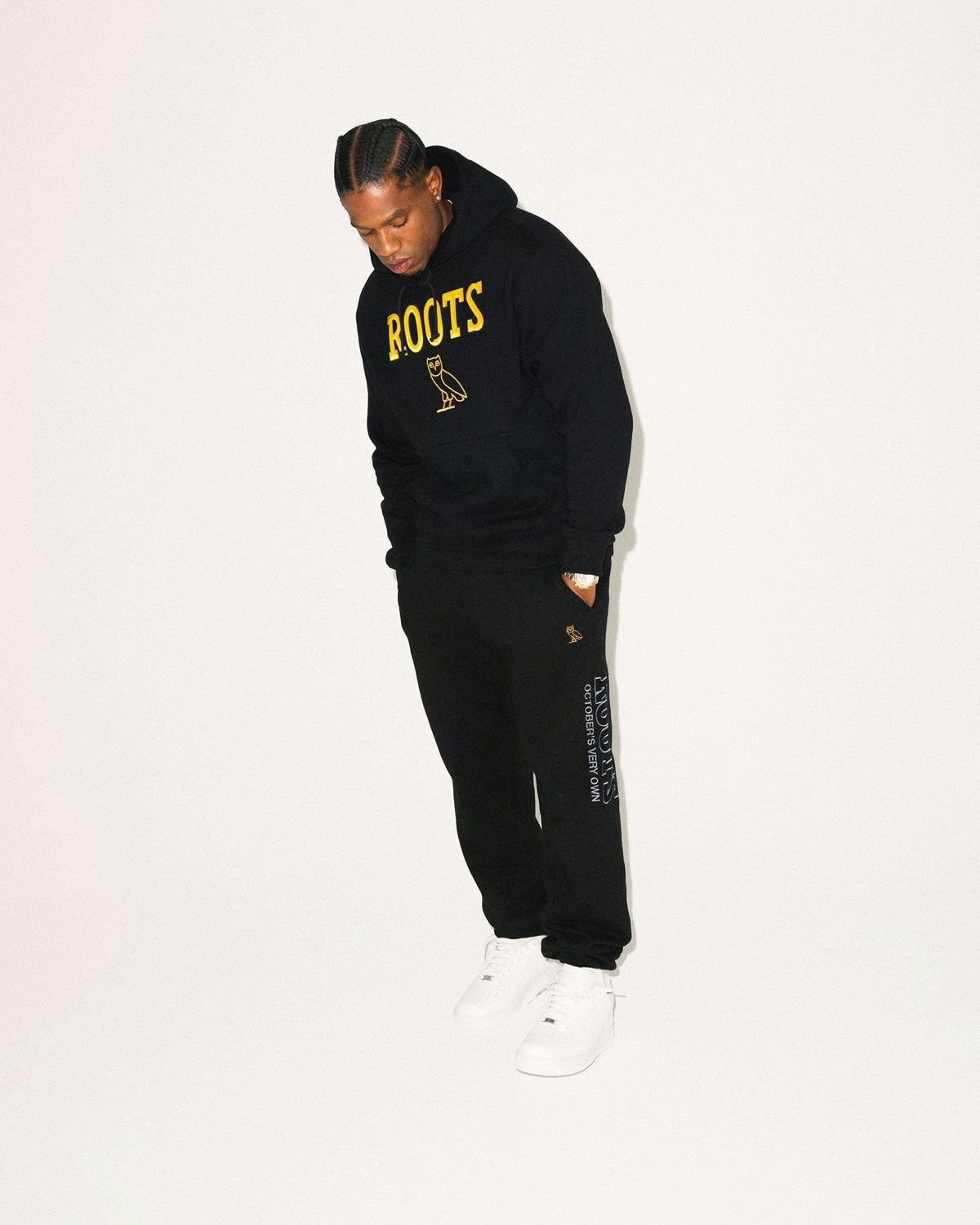 Drake 🦫 RARE🦉 OVO X ROOTS ATHLETICS OWL HOODIE 2022🔥🔥 Size US M / EU 48-50 / 2 - 3 Thumbnail