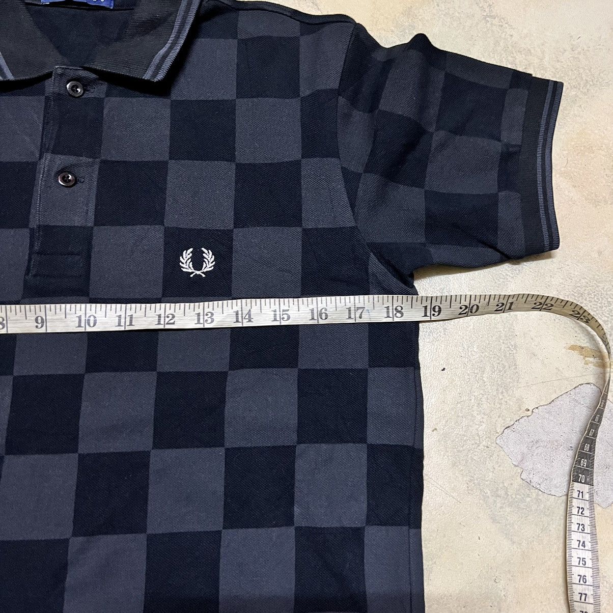 Fred Perry Fred Perry Black Checkerboard Size US S / EU 44-46 / 1 - 11 Thumbnail