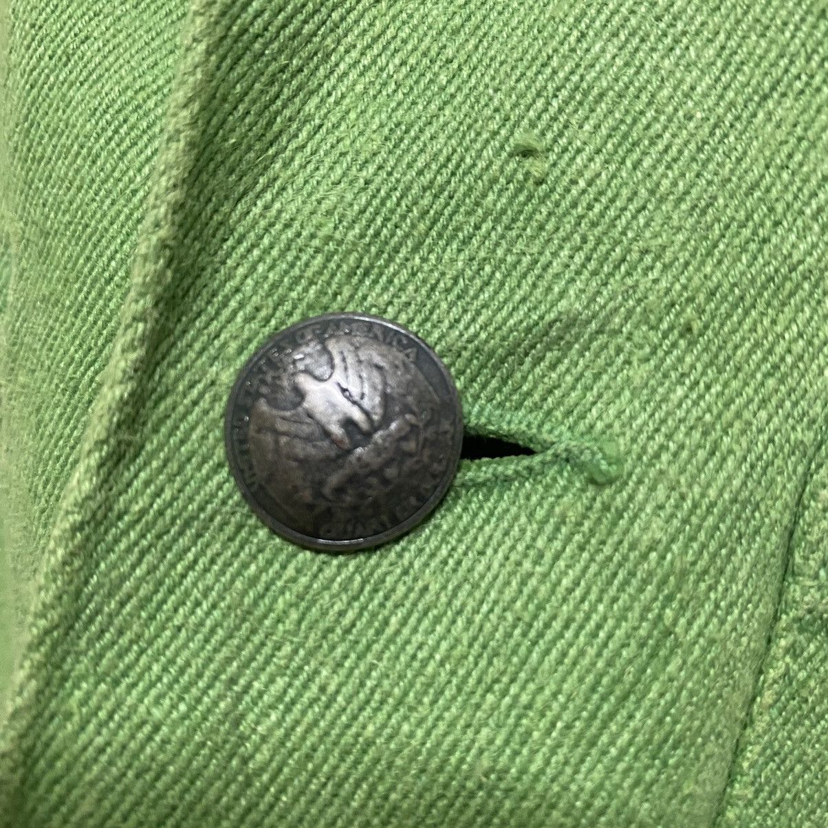Vintage French workman velvet glove hemp Size US S / EU 44-46 / 1 - 9 Thumbnail