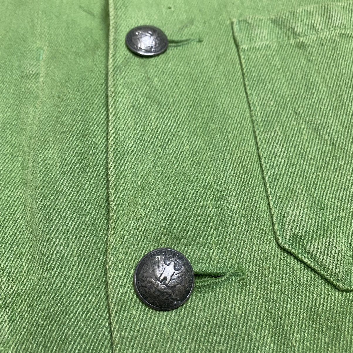 Vintage French workman velvet glove hemp Size US S / EU 44-46 / 1 - 8 Thumbnail