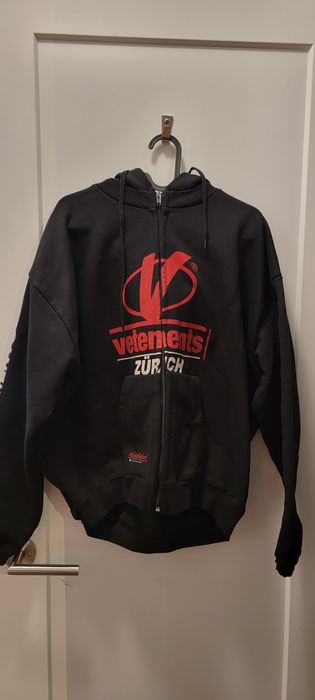 Vetements SS18 Zurich Reversible Hoodie | Grailed