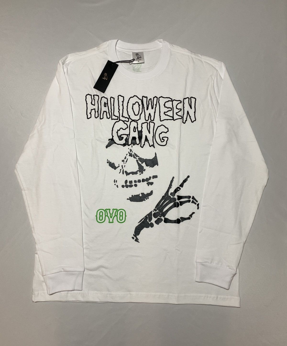 Drake OVO HALLOWEEN GANG GLOW IN THE DARK LONGSLEEVE T-SHIRT Size US M / EU 48-50 / 2 - 1 Thumbnail