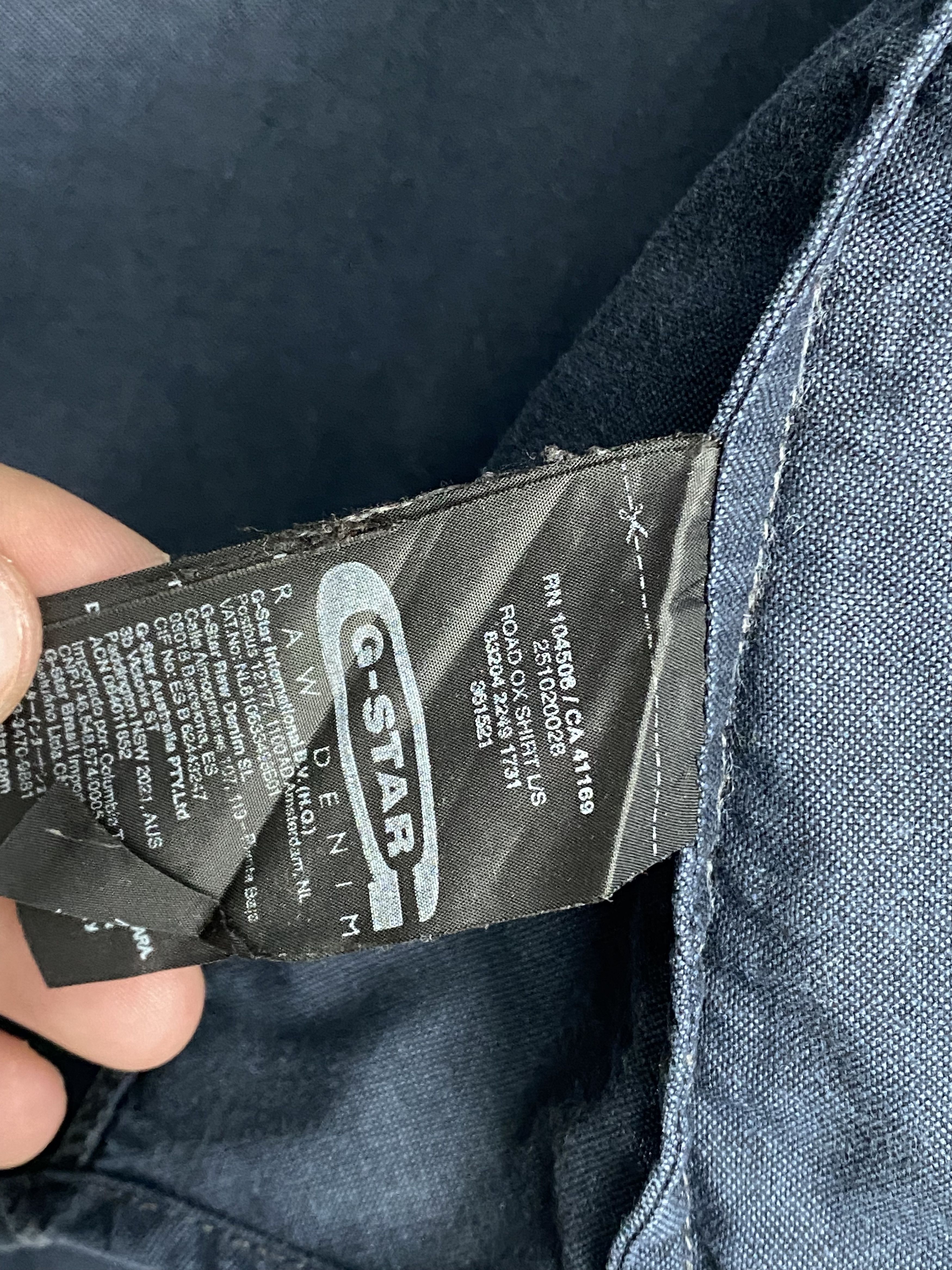 G-Star G-Star Raw Road OX Shirt Denim L/S Size US M / EU 48-50 / 2 - 8 Thumbnail