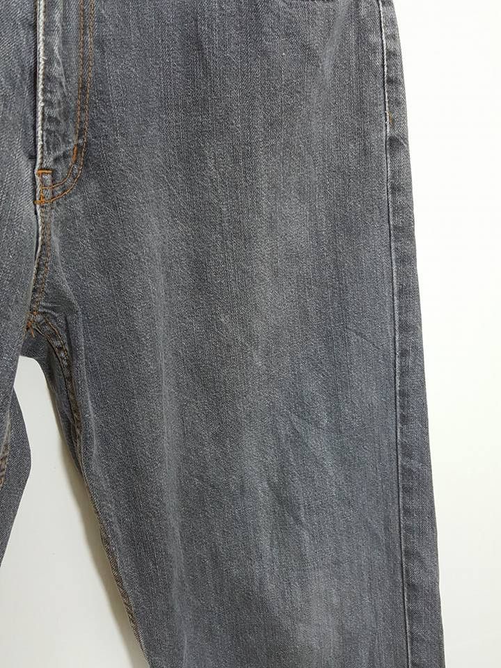 Designer Japanese Logo Symbol of Mon Denim Pants Size US 32 / EU 48 - 11 Thumbnail