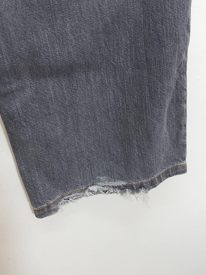 Designer Japanese Logo Symbol of Mon Denim Pants Size US 32 / EU 48 - 15 Thumbnail