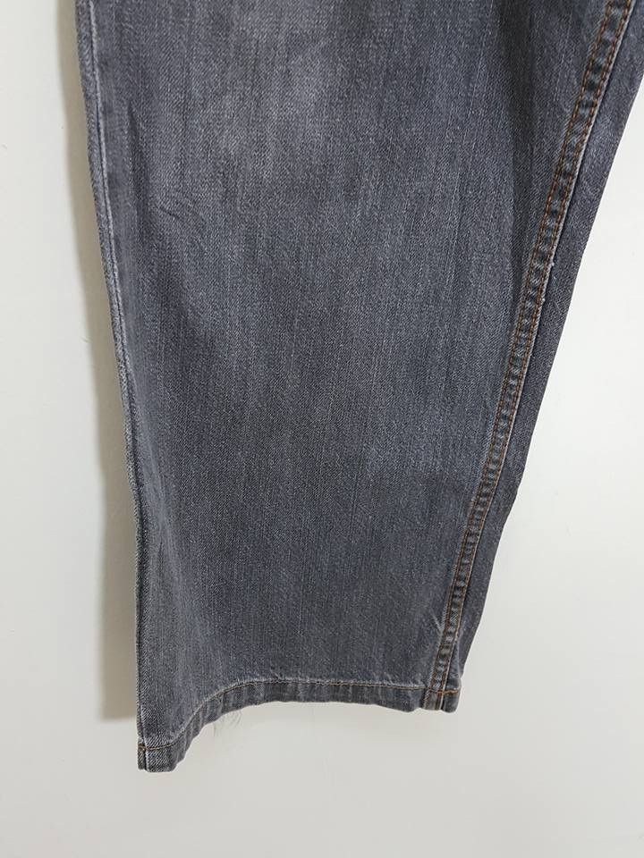Designer Japanese Logo Symbol of Mon Denim Pants Size US 32 / EU 48 - 14 Thumbnail