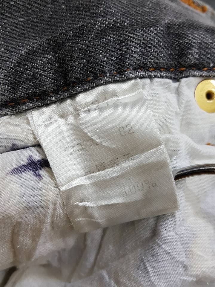 Designer Japanese Logo Symbol of Mon Denim Pants Size US 32 / EU 48 - 21 Thumbnail