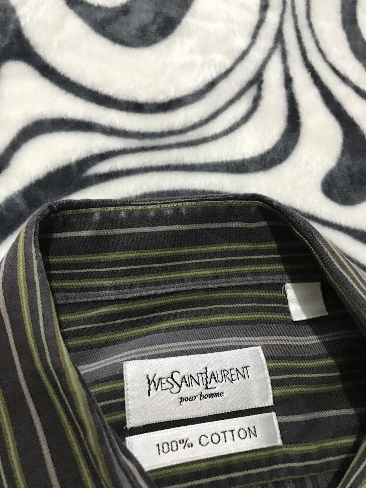 Vintage Yves Saint Laurent vintage shirt Size US XL / EU 56 / 4 - 4 Thumbnail