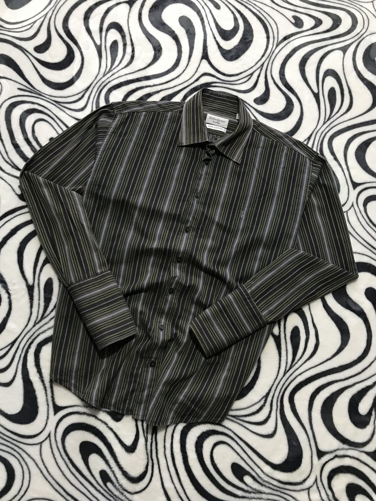 Vintage Yves Saint Laurent vintage shirt Size US XL / EU 56 / 4 - 1 Thumbnail