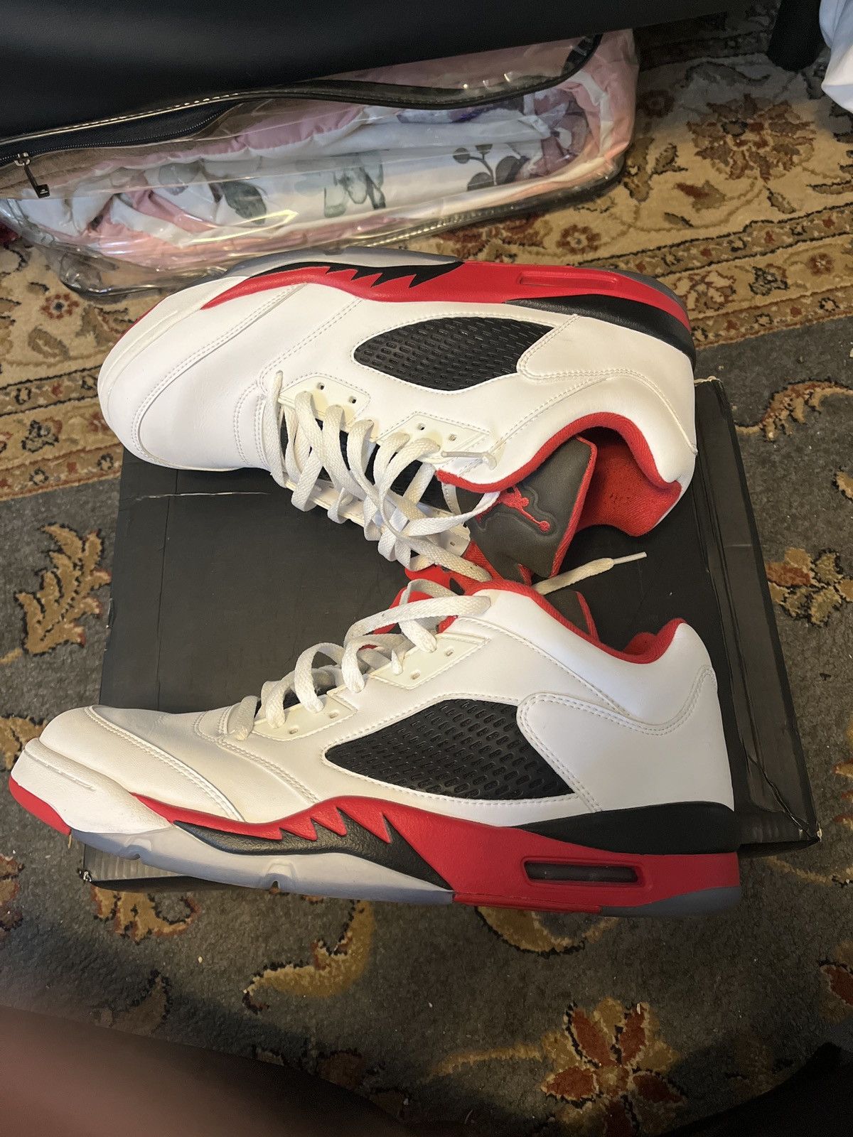 Jordan Brand Jordan 5 fire red low 2016 Size US 13 / EU 46 - 6 Thumbnail