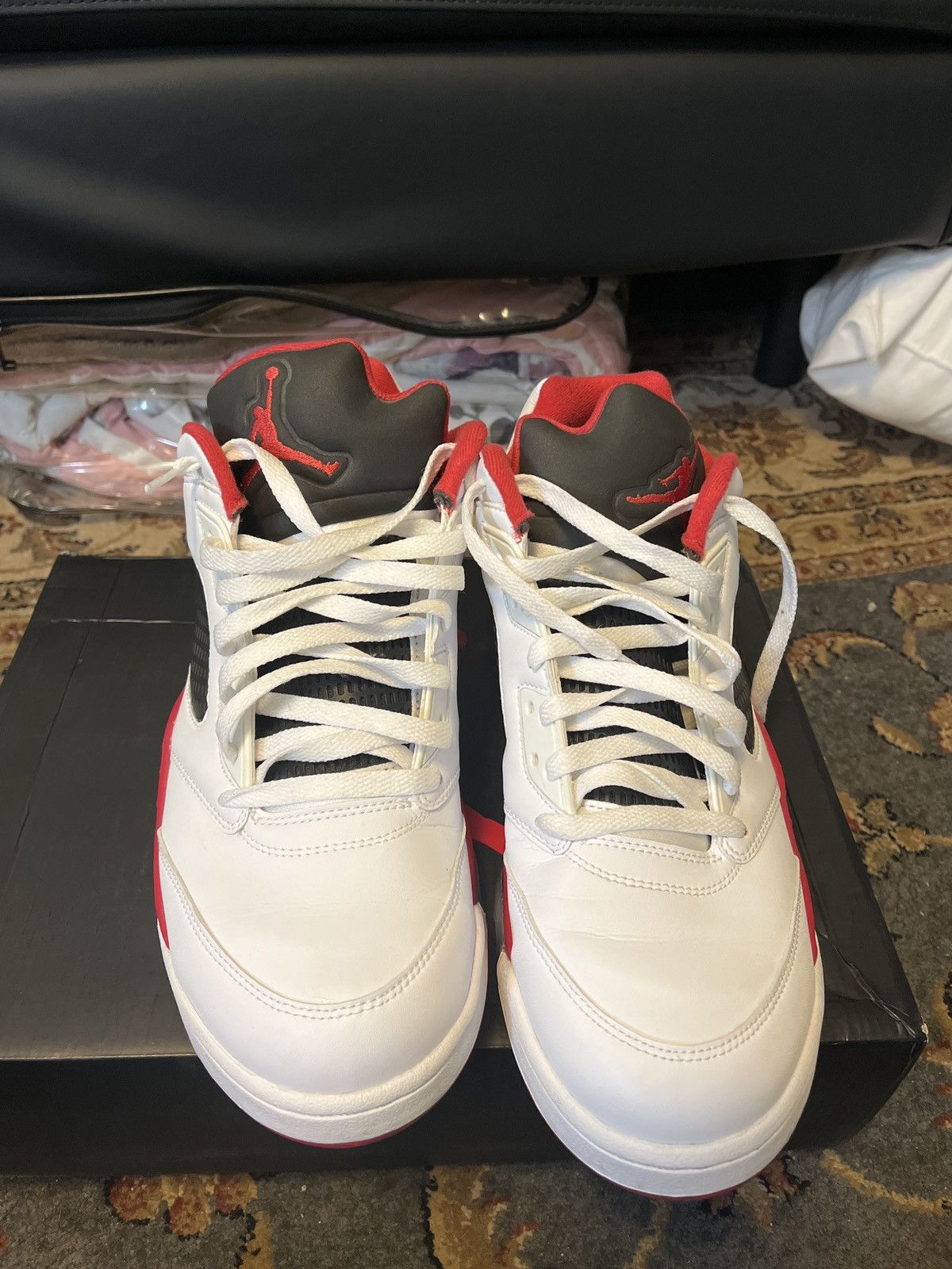 Jordan Brand Jordan 5 fire red low 2016 Size US 13 / EU 46 - 1 Thumbnail