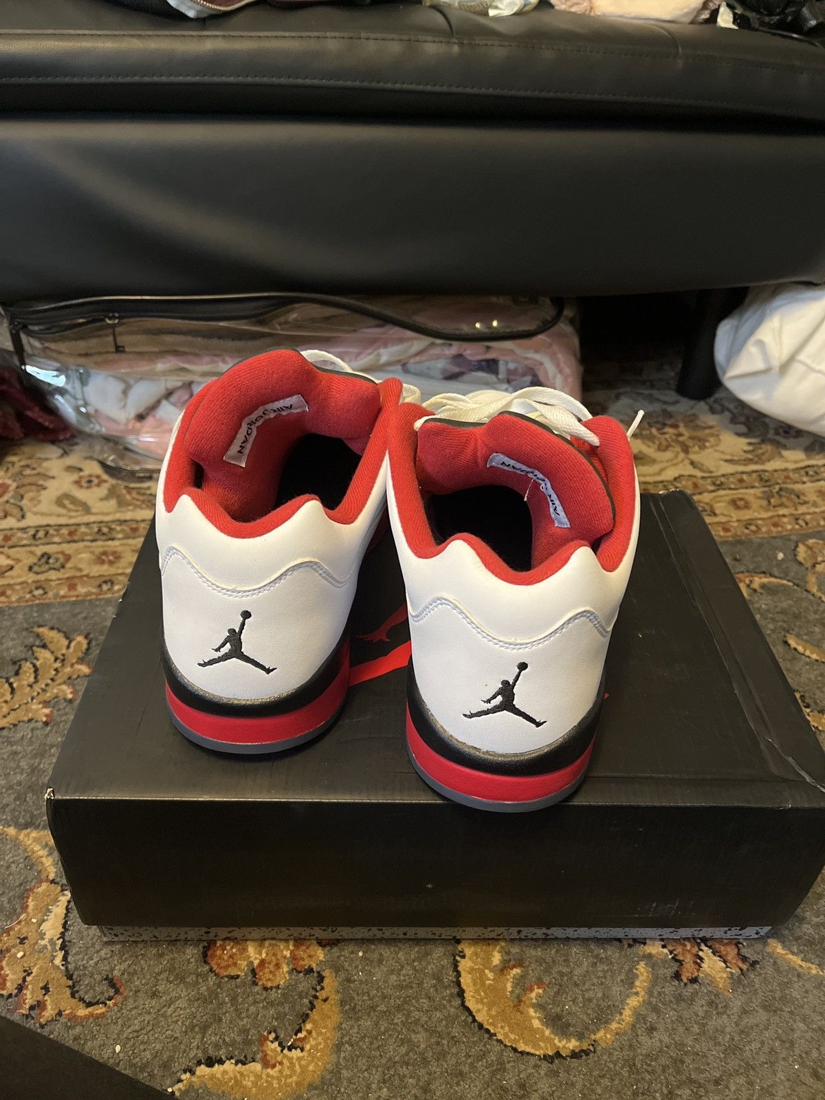 Jordan Brand Jordan 5 fire red low 2016 Size US 13 / EU 46 - 3 Thumbnail