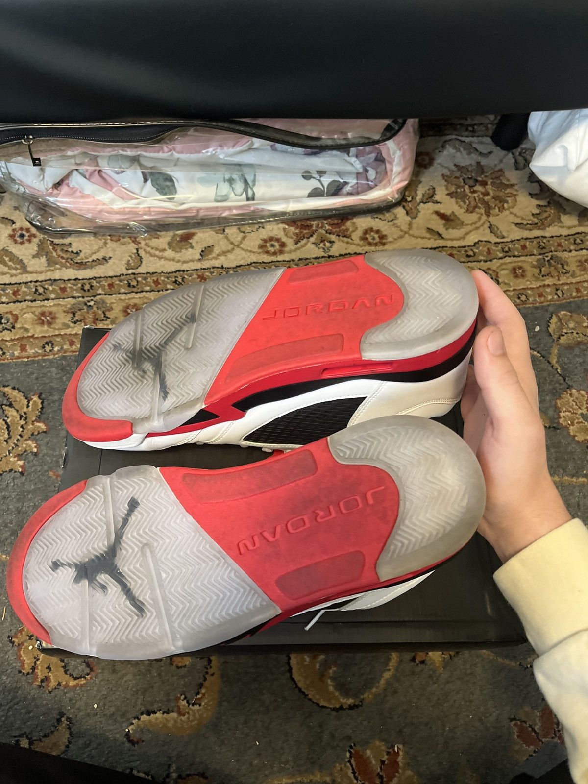 Jordan Brand Jordan 5 fire red low 2016 Size US 13 / EU 46 - 7 Thumbnail