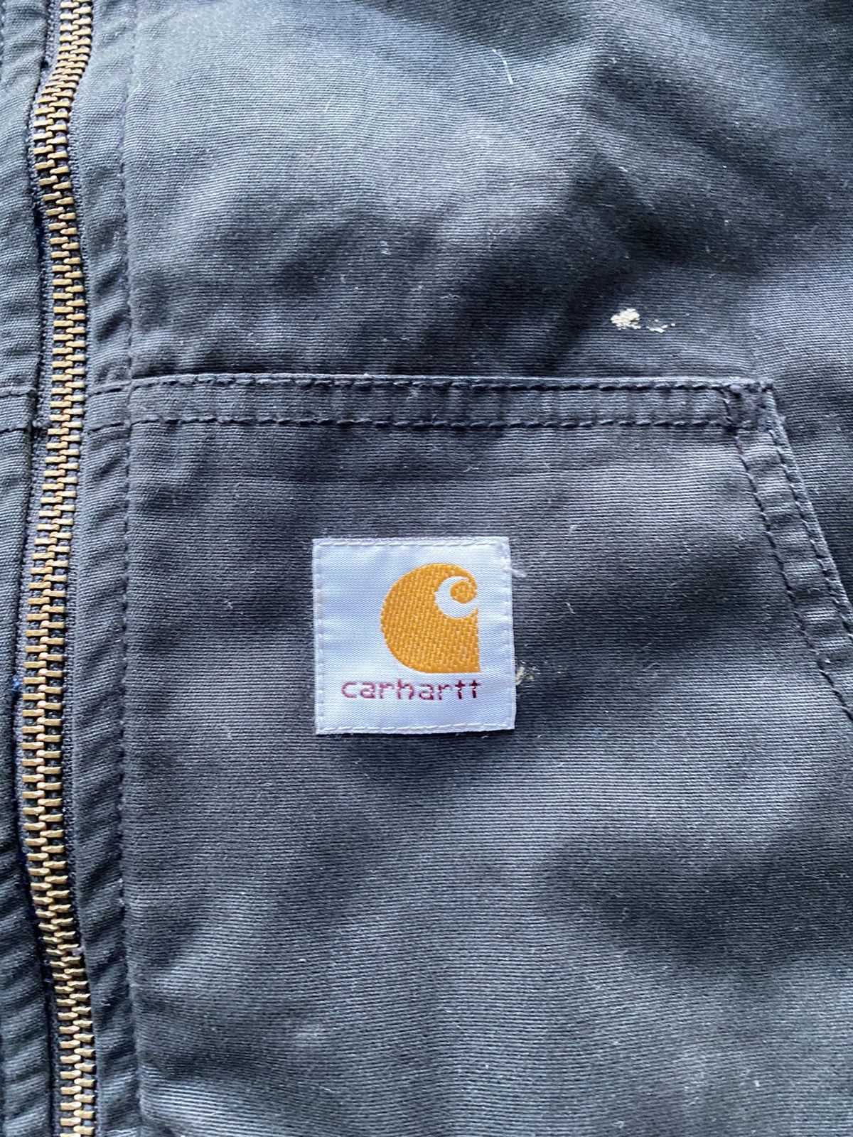 Carhartt Vintage Carhartt Jacket Hooded Black Zip Size US M / EU 48-50 / 2 - 2 Thumbnail