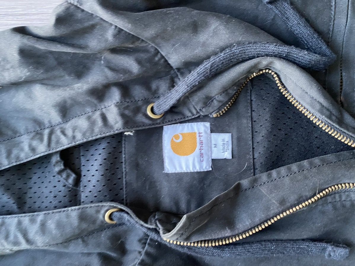 Carhartt Vintage Carhartt Jacket Hooded Black Zip Size US M / EU 48-50 / 2 - 5 Thumbnail