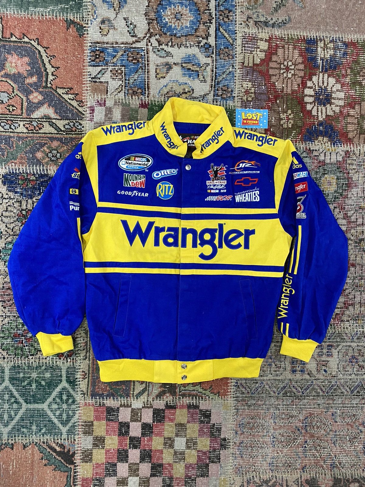 2010 Vintage Nascar Dale Earnhardt Jr Wrangler Adidas Jacket