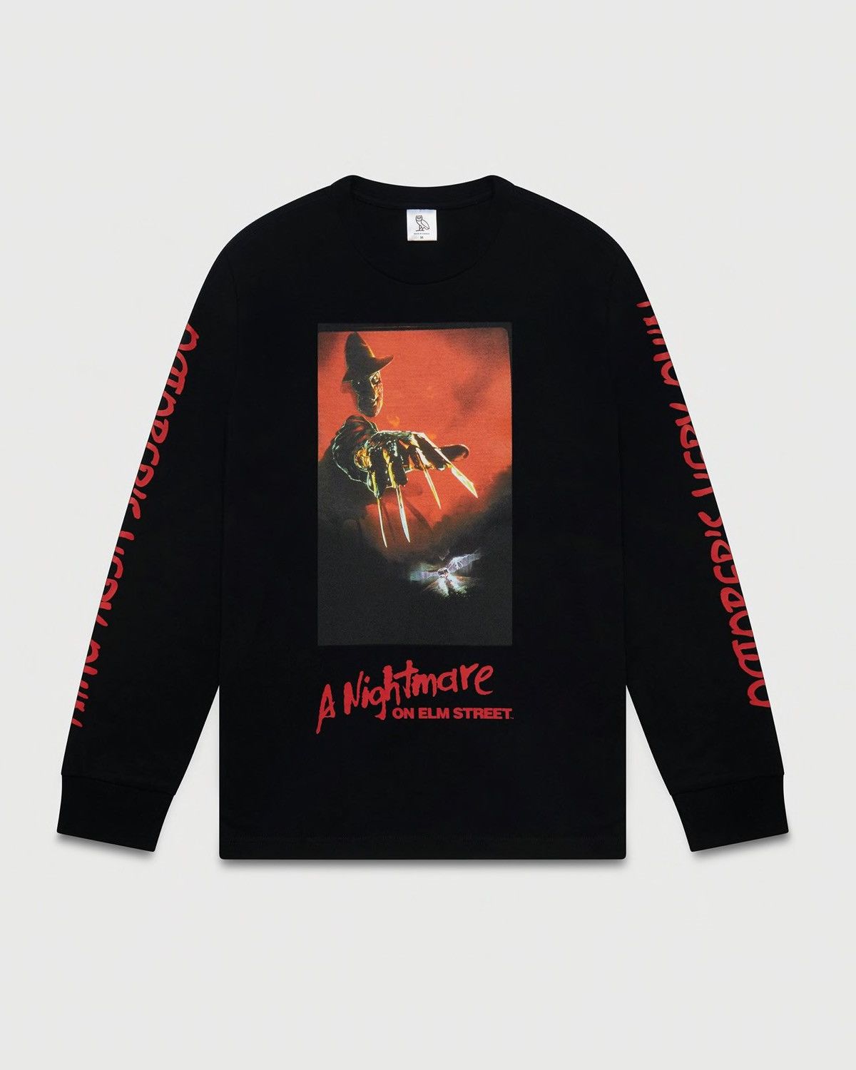 Drake OVO HALLOWEEN A NIGHTMARE ON ELM STREET LONG SLEEVE T-SHIRT Size US M / EU 48-50 / 2 - 5 Thumbnail