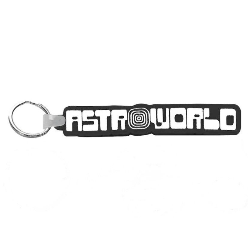 Travis Scott Travis Scott Astroworld 2021 Spellout Logo Keychain | Grailed
