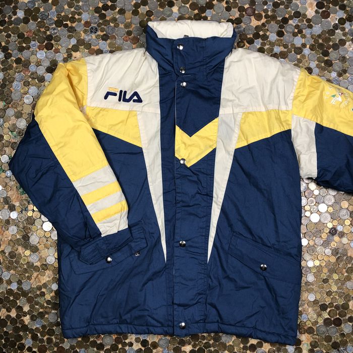 Fila Fila puffer Vintage Jacket 90's Italy SKI national team | Grailed