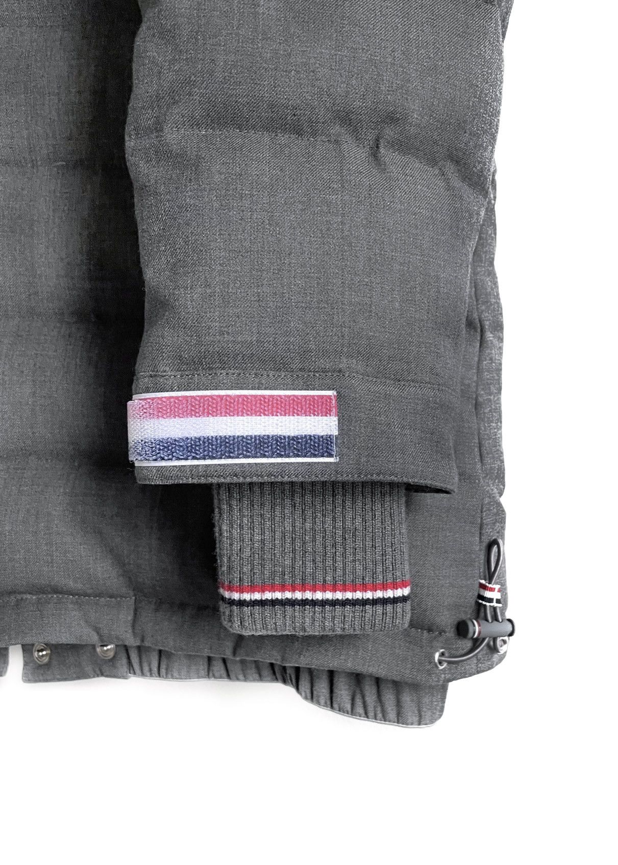 Thom Browne Thom Browne Grey Wool 120s Twill Funnel Neck Coat Size S / US 4 / IT 40 - 2 Thumbnail