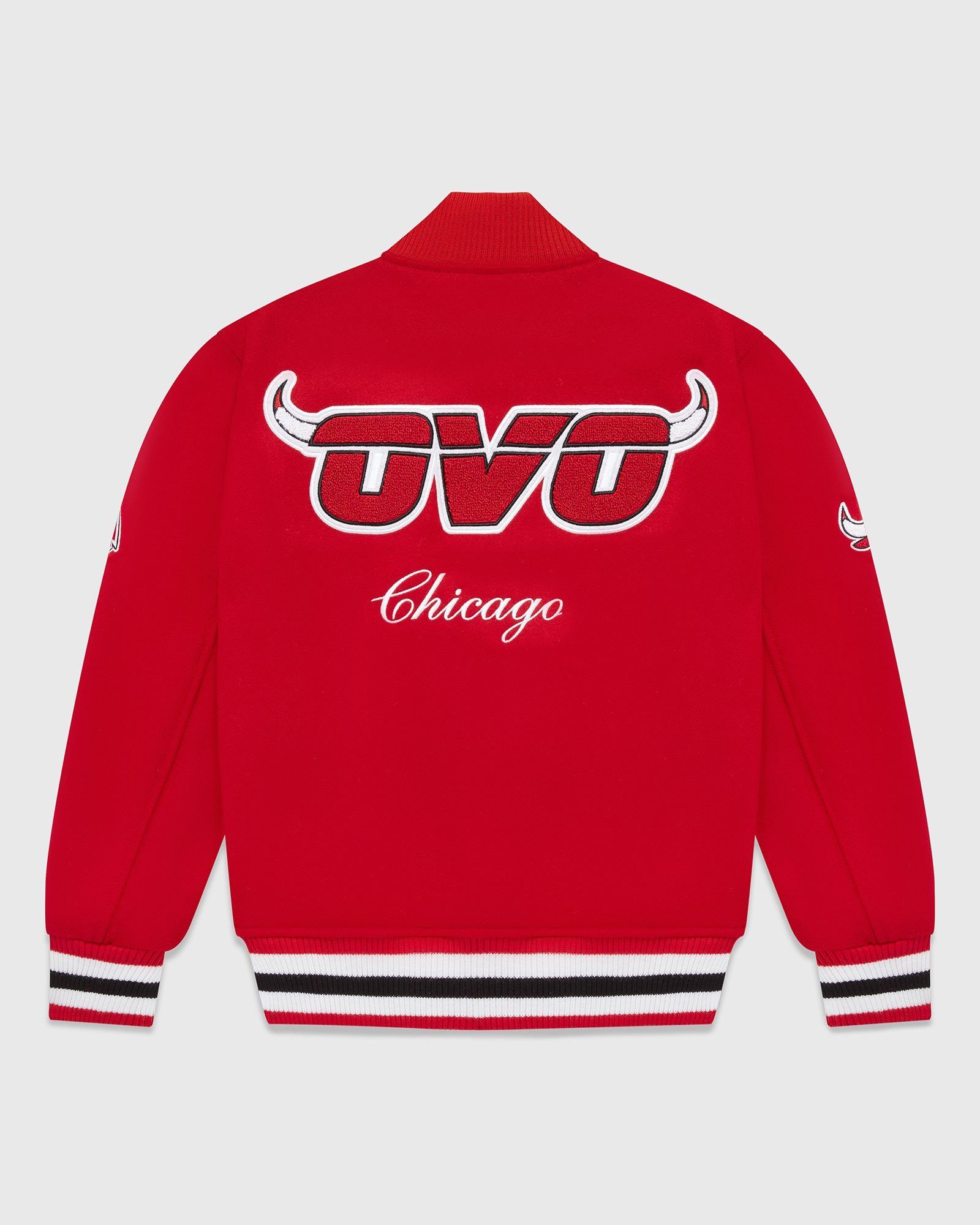 Drake OVO X NBA BULLS VARSITY JACKET Size US S / EU 44-46 / 1 - 9 Thumbnail