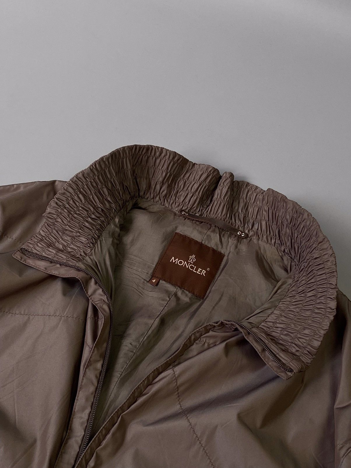 Moncler RARE Vintage Moncler Shimmer Nylon Full Zip Jacket Size M / US 6-8 / IT 42-44 - 3 Thumbnail
