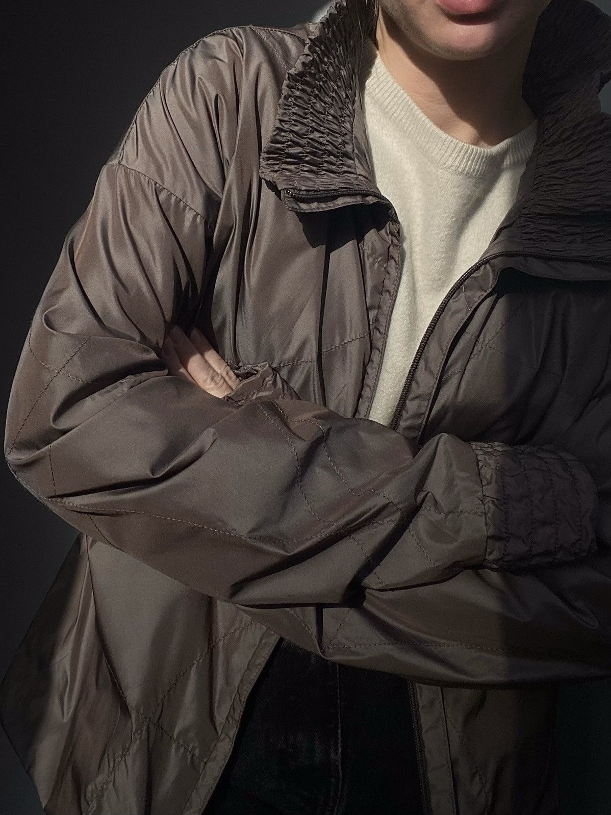 Moncler RARE Vintage Moncler Shimmer Nylon Full Zip Jacket Size M / US 6-8 / IT 42-44 - 4 Thumbnail