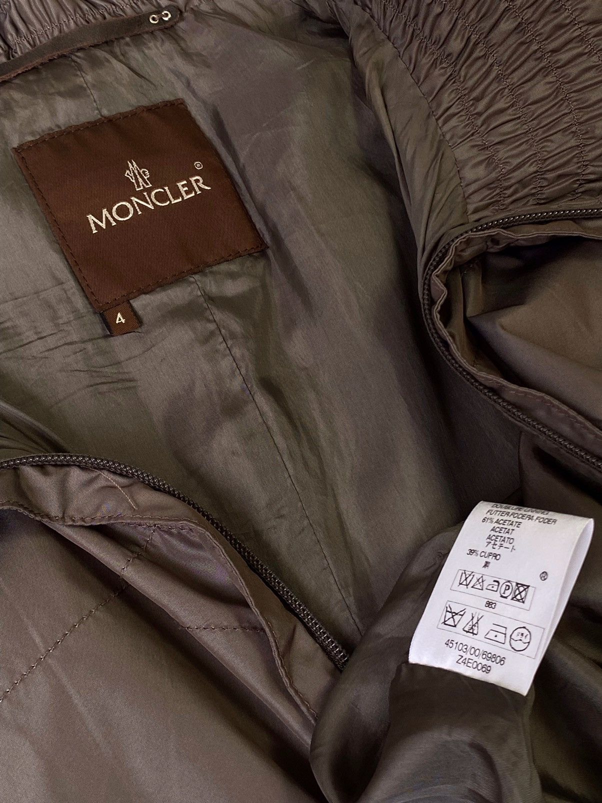 Moncler RARE Vintage Moncler Shimmer Nylon Full Zip Jacket Size M / US 6-8 / IT 42-44 - 9 Thumbnail