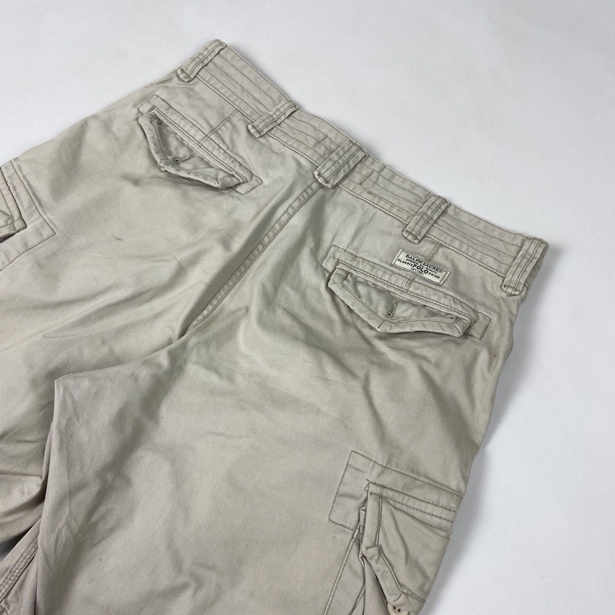 Vintage Vintage 90s rare Polo Ralph Lauren Cargo Belted short Travis Size US 34 / EU 50 - 3 Thumbnail