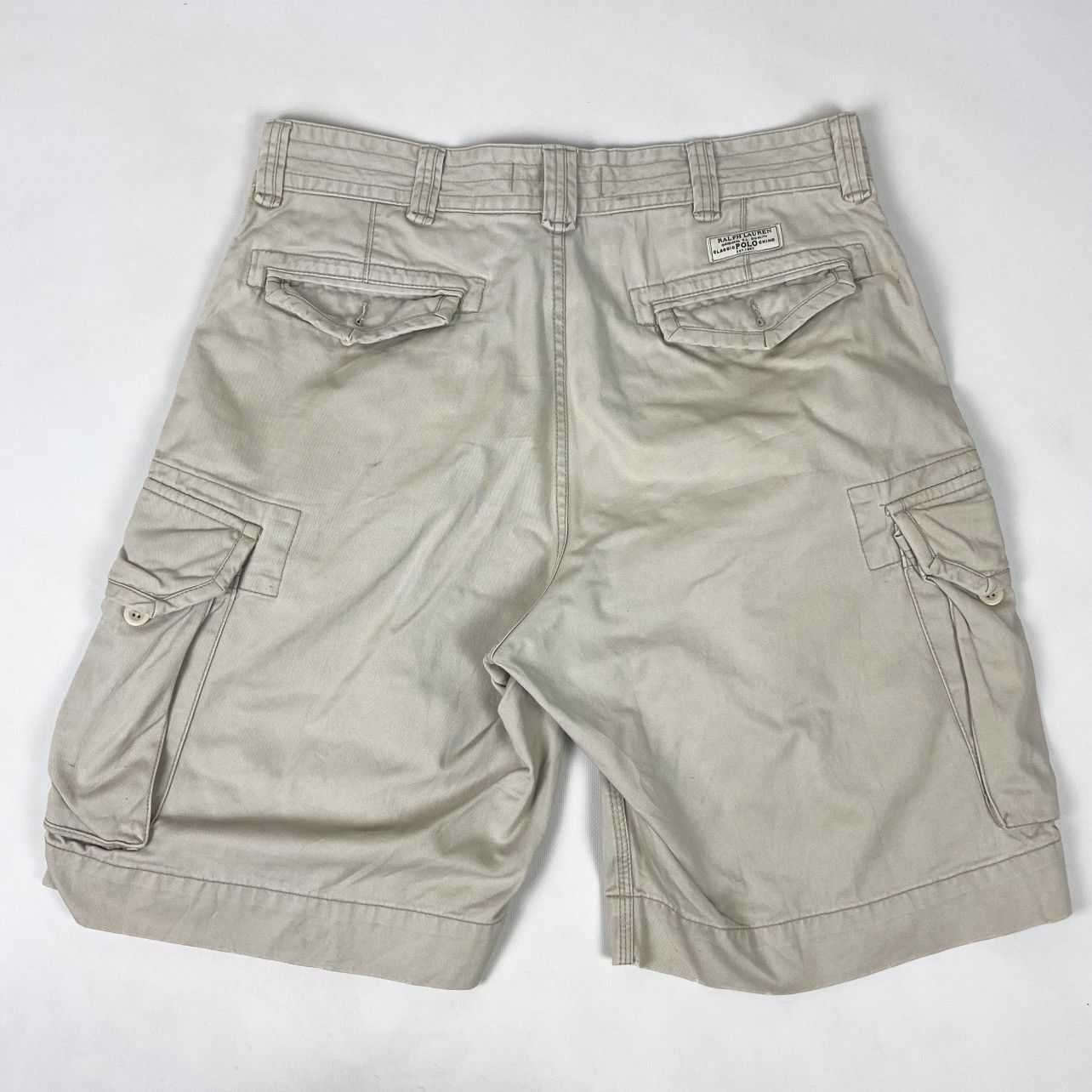 Vintage Vintage 90s rare Polo Ralph Lauren Cargo Belted short Travis Size US 34 / EU 50 - 2 Thumbnail