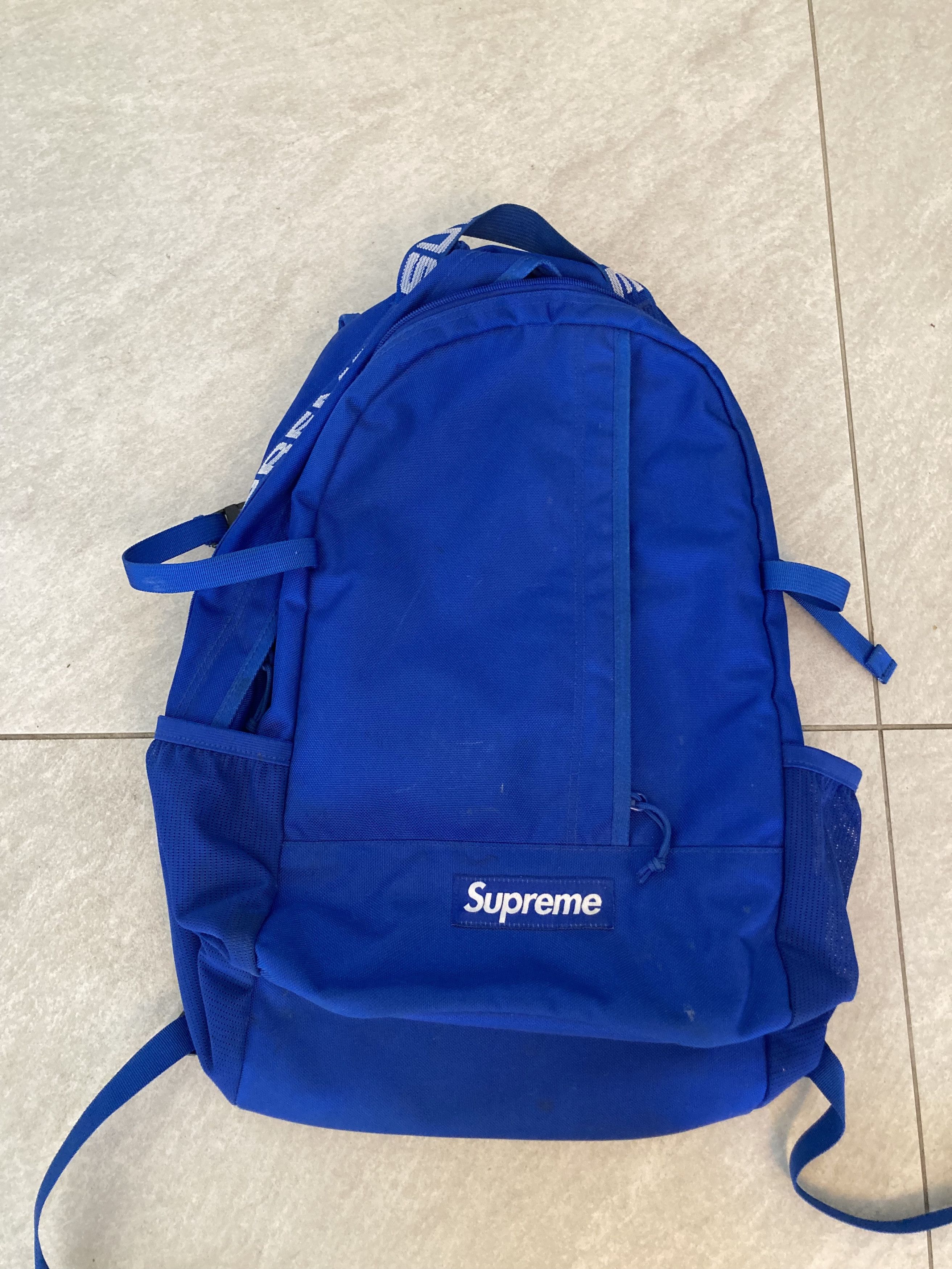 Supreme ss18 backpack on sale