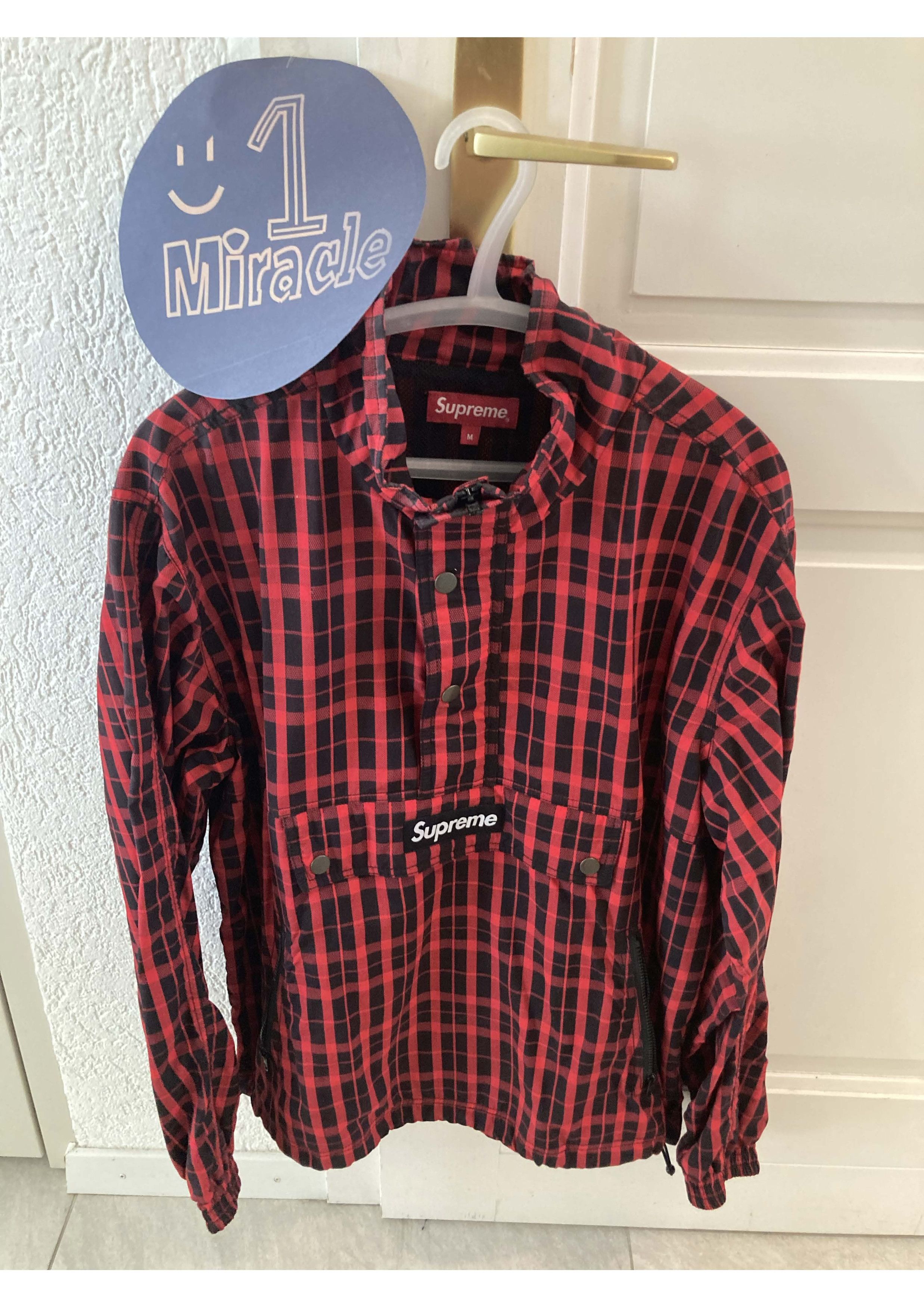 Supreme Nylon Plaid Pullover | Grailed